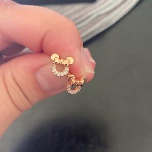 Infant Minnie Mouse earrings